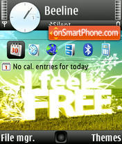 I Feel Free es el tema de pantalla