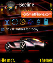 Morgan Aero Max tema screenshot