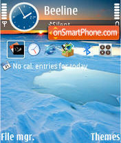 Winter Nature 01 tema screenshot