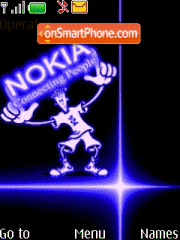 Animated Nokia Dido theme screenshot