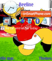 Homer Simpson 06 theme screenshot