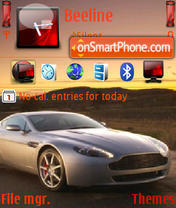 Aston Martin V8 tema screenshot