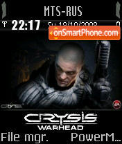 Скриншот темы Warhead