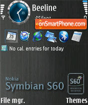 Symbian S60 tema screenshot