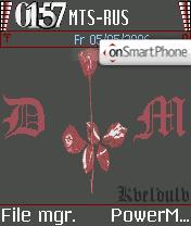 Depeche Mode theme screenshot