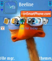 Скриншот темы Ostrich