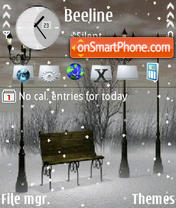 Snowfall theme screenshot