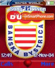 Capture d'écran FK Dukla Banska Bystrica thème