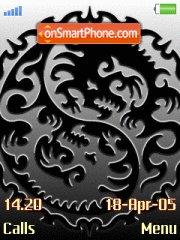 Dragon Abstract tema screenshot