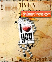 I Love You 16 es el tema de pantalla