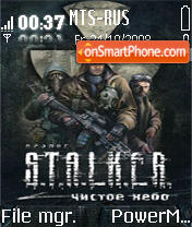 Скриншот темы Stalker Clear Sky 01