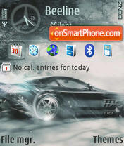 Capture d'écran Benz DI QVGA thème