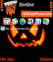 The 31 October theme screenshot