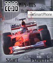 Ferrari's Michael Schumacher theme screenshot