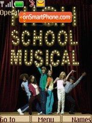 Скриншот темы High School Musical