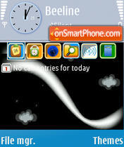 Sky Waves theme screenshot