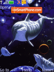 Capture d'écran Underwater Animated thème