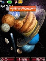 Capture d'écran Solar System thème
