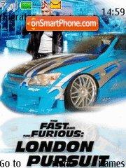 Скриншот темы The Fast And The Furious 4 London Pursuit