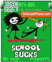 School Sucks es el tema de pantalla