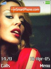 Kylie Minogue With Mp3 Tone theme screenshot
