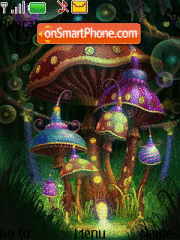 Mushrooms magic Animated es el tema de pantalla