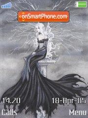 Скриншот темы Black Fairy