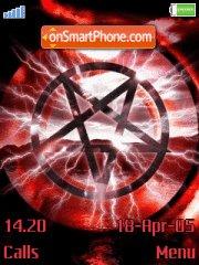 Red pentagram tema screenshot