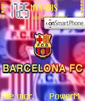 Скриншот темы Barcelona FC