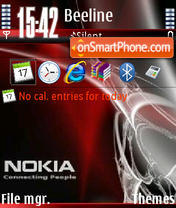 Nokia Red V1 theme screenshot