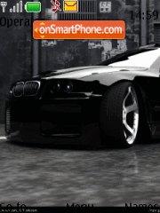 Black Bmw es el tema de pantalla