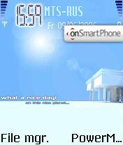 Nice Day tema screenshot