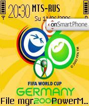 Capture d'écran World Cup 2006 Germany thème