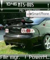 Honda Civic Type tema screenshot