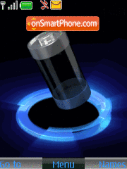 Animated Battery tema screenshot
