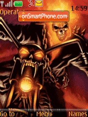 Capture d'écran Ghost Rider Animated thème