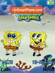 Capture d'écran Animated Spongebob 04 thème