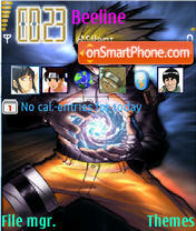 Capture d'écran Naruto Rasengan thème