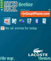 Lacoste3 tema screenshot