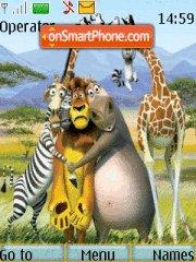 Скриншот темы Madagascar 2