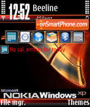 Скриншот темы Nokia Windows V0