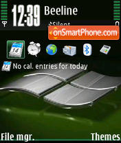 Скриншот темы Windows Green V1