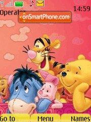 Скриншот темы Pooh And Family