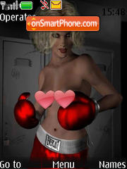 Girls Boxing tema screenshot
