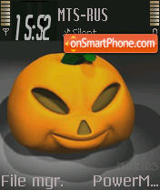 Halloween 08 theme screenshot