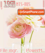 Flower in Cup tema screenshot