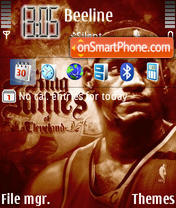 Lebron James 01 es el tema de pantalla