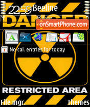 Danger 04 tema screenshot