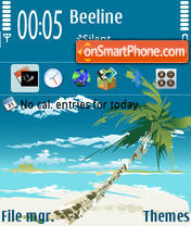Palm Beach 01 theme screenshot