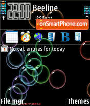 Bubbles Theme-Screenshot